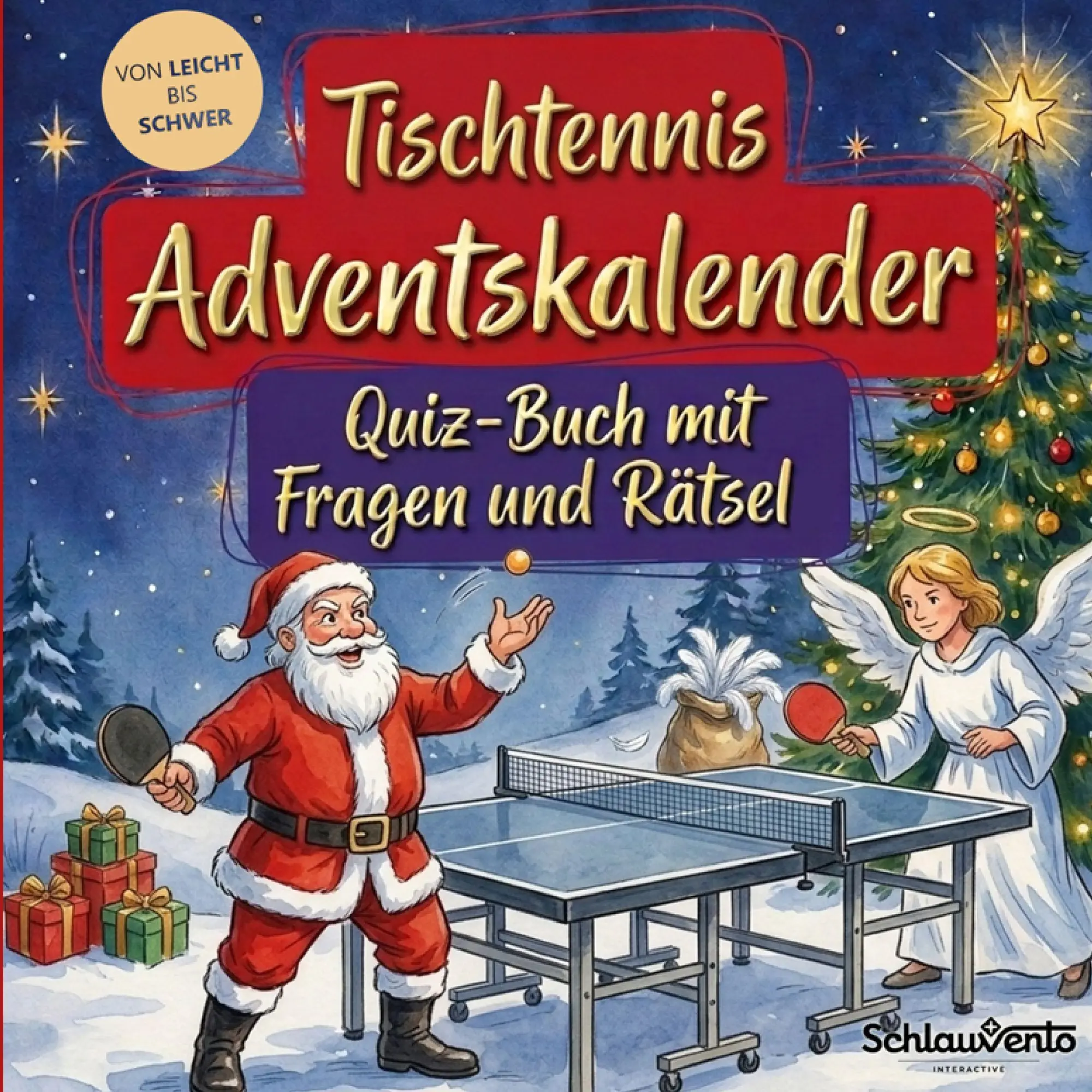 Cover: 9783693196205 | Tischtennis-Adventskalender: Quiz-Buch mit Fragen und Rätsel | Buch