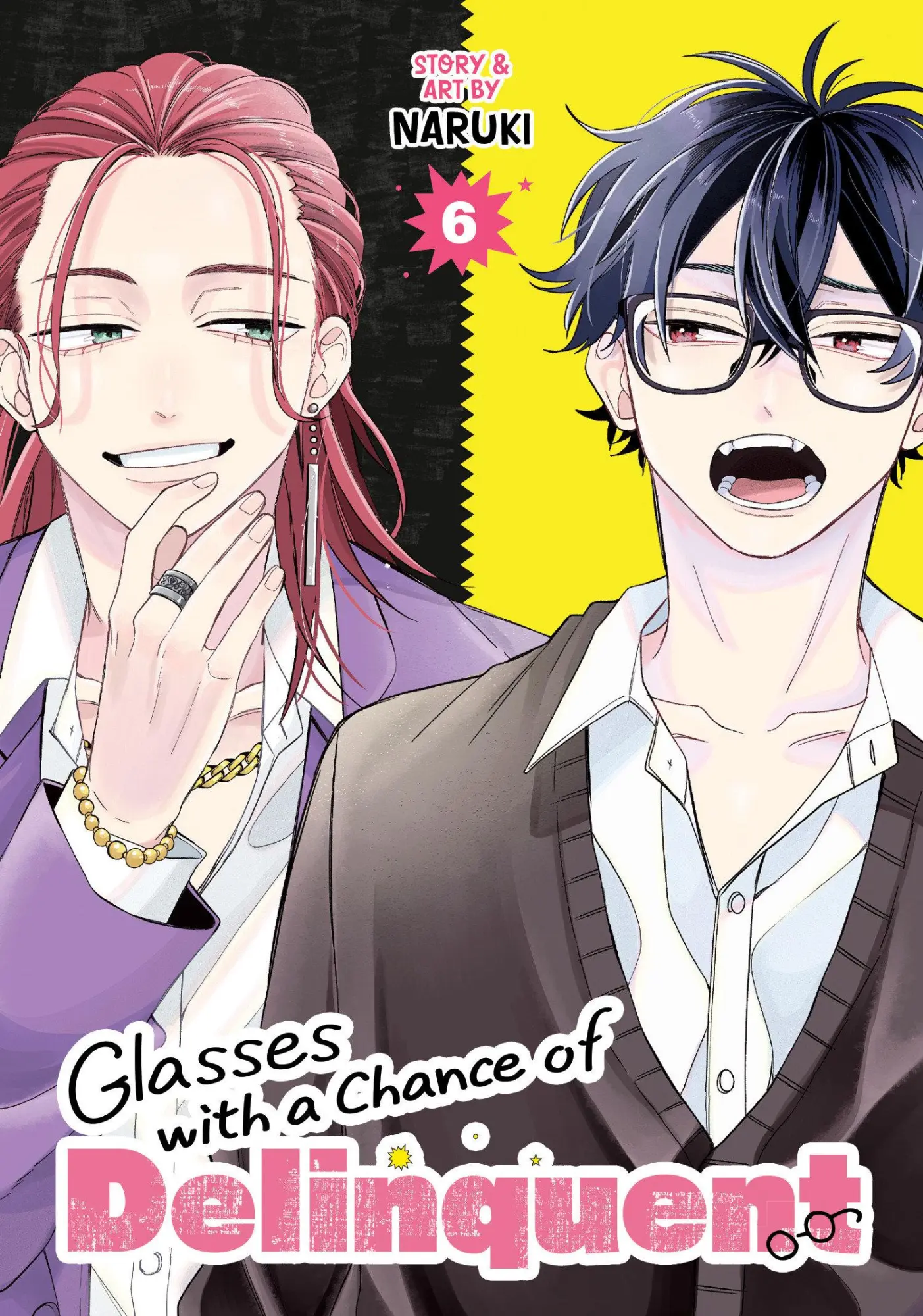 Cover: 9798893736205 | Glasses with a Chance of Delinquent Vol. 6 | Naruki | Taschenbuch