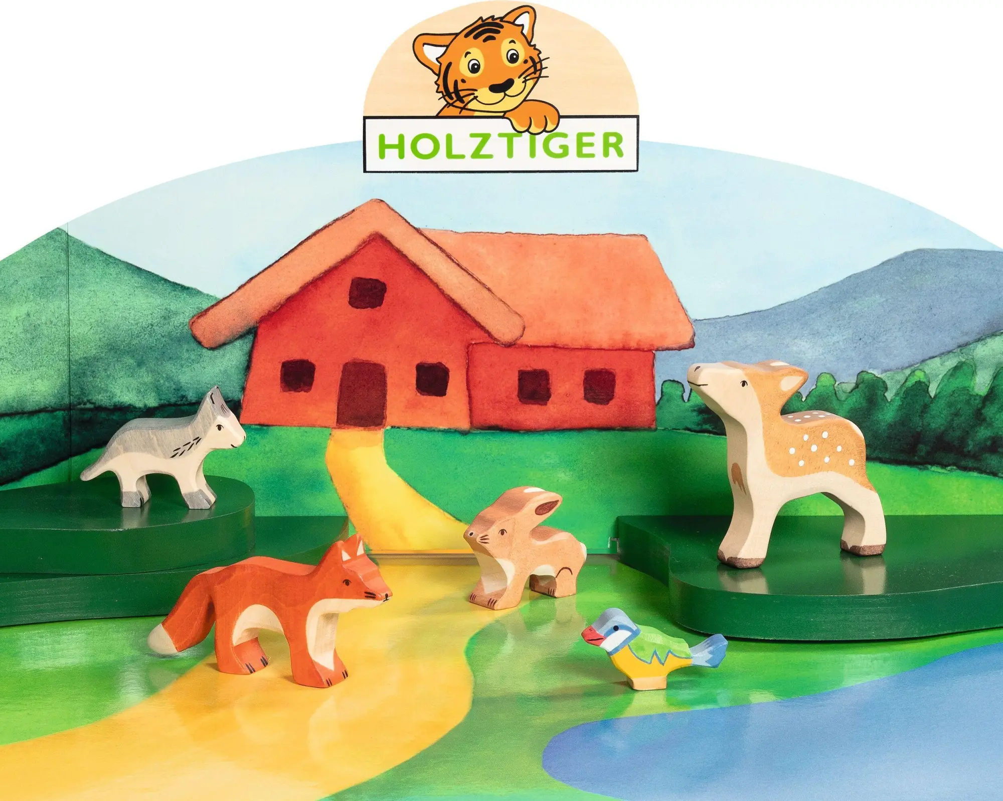 Cover: 4013594806305 | Waldtiere-Set | L= ca. 5,5-11 cm, 5 Stück, Holz, per Stück | SET