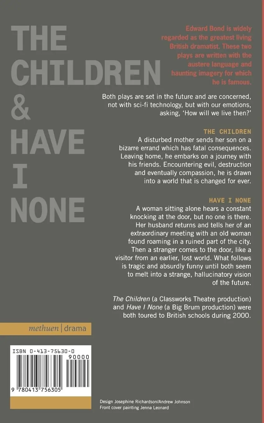 Rückseite: 9780413756305 | Children, the &amp; Have I None | Edward Bond | Taschenbuch | Englisch