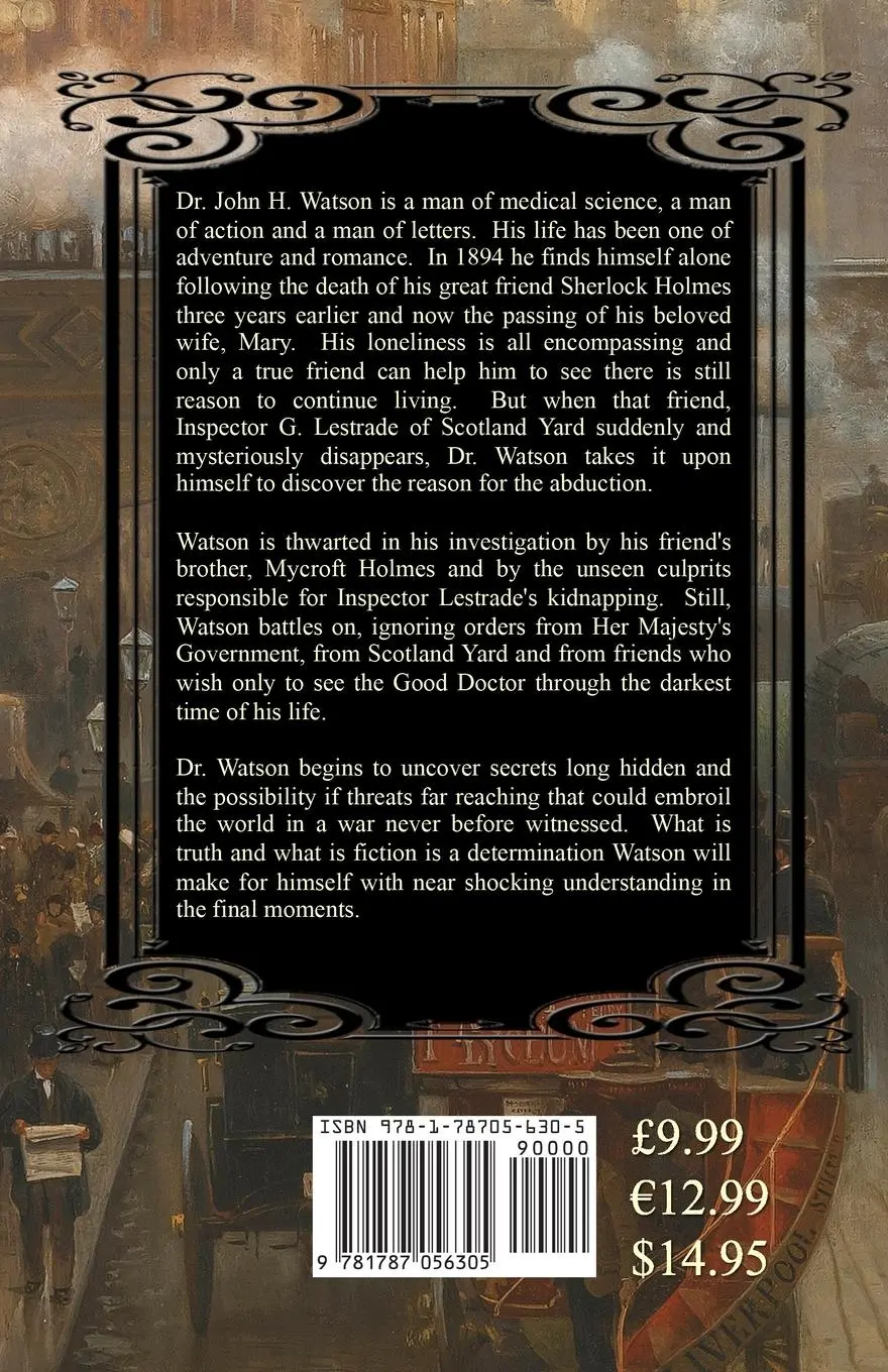 Rückseite: 9781787056305 | The Disappearance Of Inspector Lestrade | Bob Madia | Taschenbuch