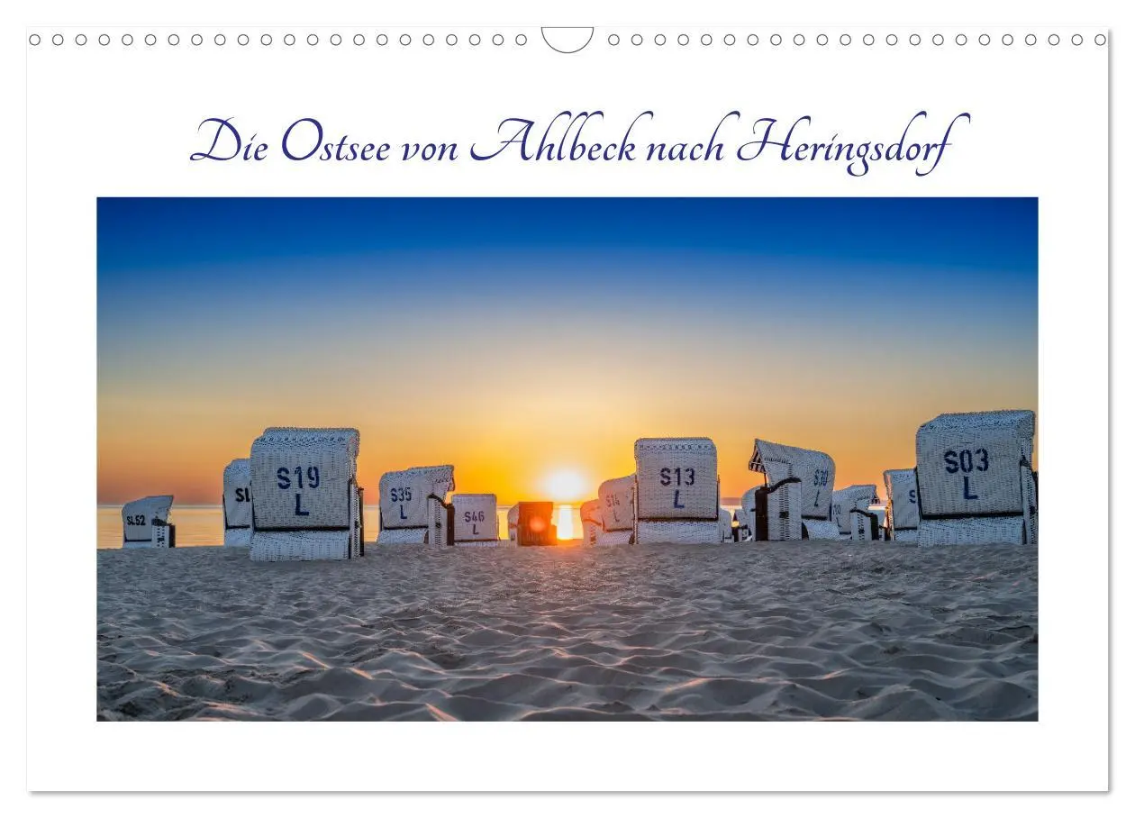 Cover: 9783457256305 | Die Ostsee von Ahlbeck nach Heringsdorf (Wandkalender 2026 DIN A3...