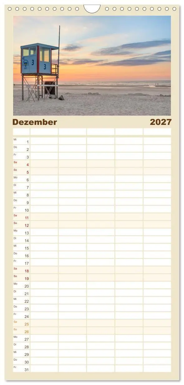 Bild: 9783594326305 | Familienplaner 2027 - Moin Juist mit 5 Spalten (Wandkalender, 21 x...