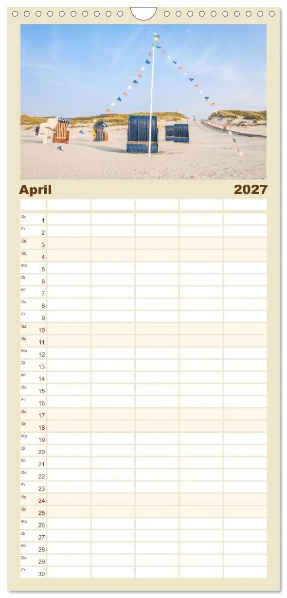 Bild: 9783594326305 | Familienplaner 2027 - Moin Juist mit 5 Spalten (Wandkalender, 21 x...