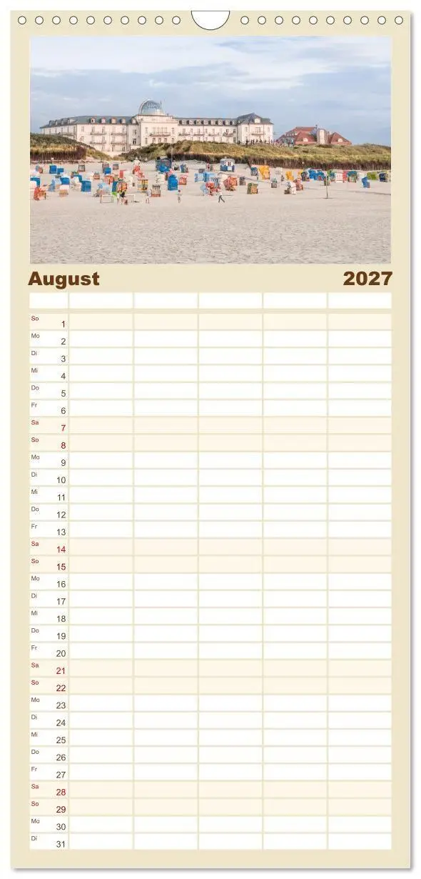 Bild: 9783594326305 | Familienplaner 2027 - Moin Juist mit 5 Spalten (Wandkalender, 21 x...