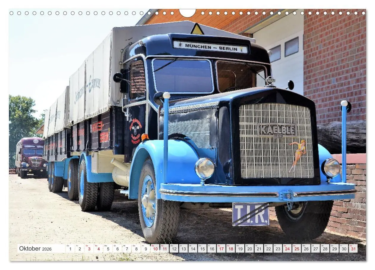 Bild: 9783457556405 | TRUCK - Oldtimer (Wandkalender 2026 DIN A3 quer), CALVENDO...