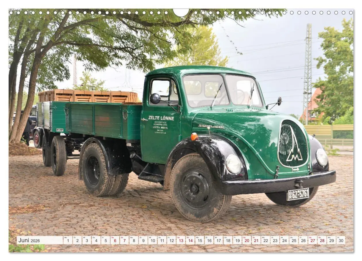 Bild: 9783457556405 | TRUCK - Oldtimer (Wandkalender 2026 DIN A3 quer), CALVENDO...