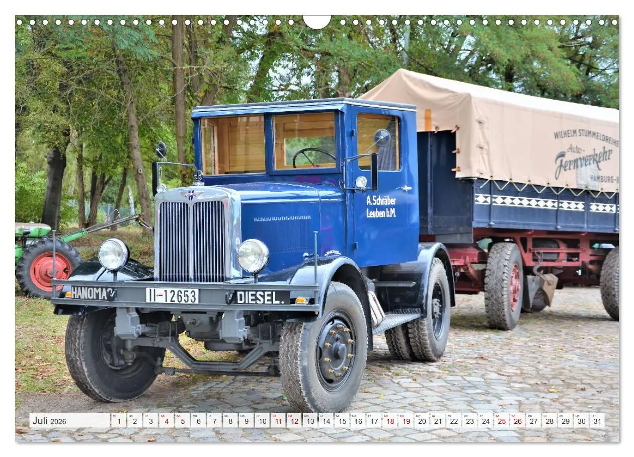 Bild: 9783457556405 | TRUCK - Oldtimer (Wandkalender 2026 DIN A3 quer), CALVENDO...