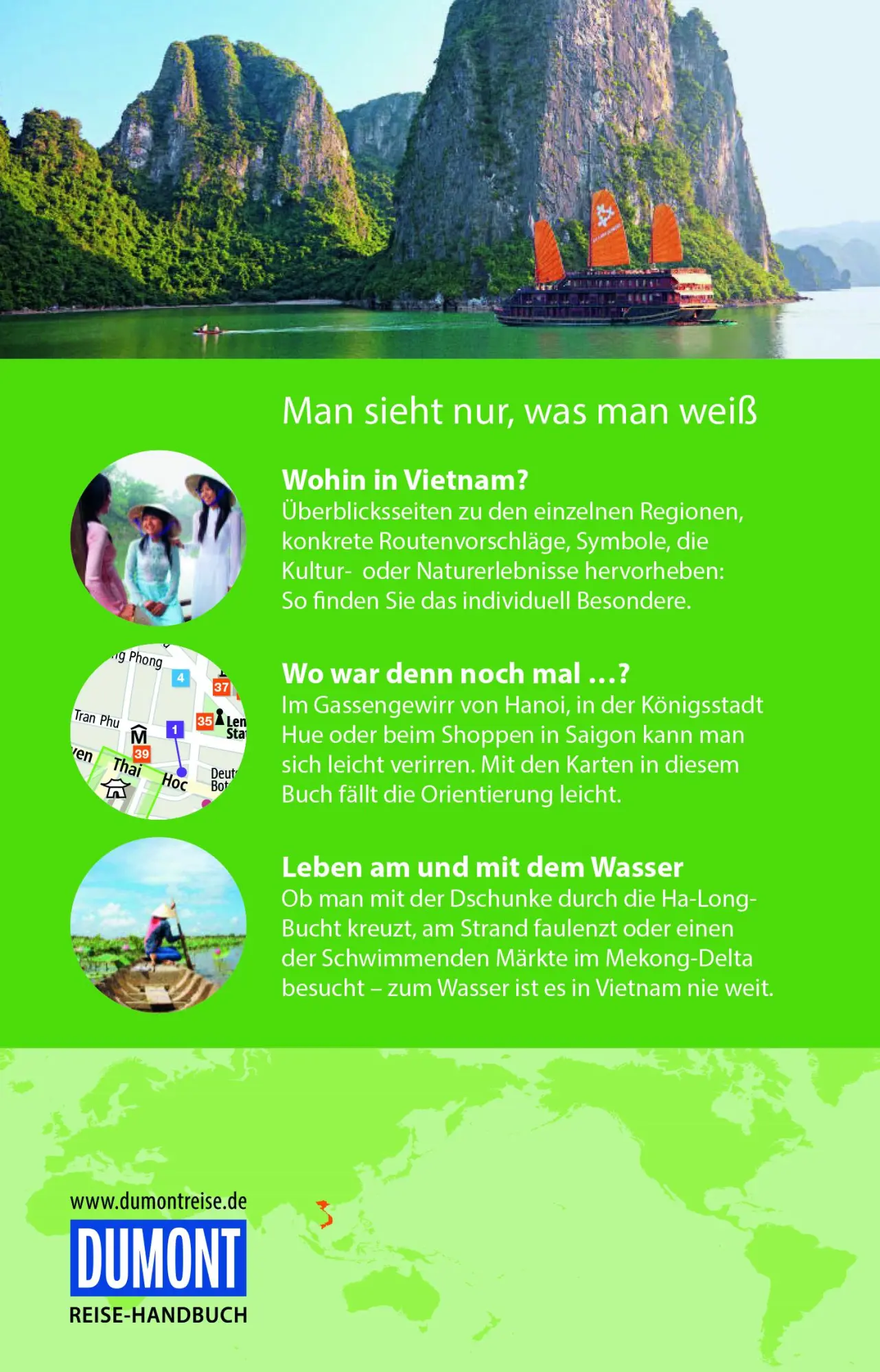 Rückseite: 9783616016405 | DUMONT Reise-Handbuch Reiseführer Vietnam | mit Extra-Reisekarte
