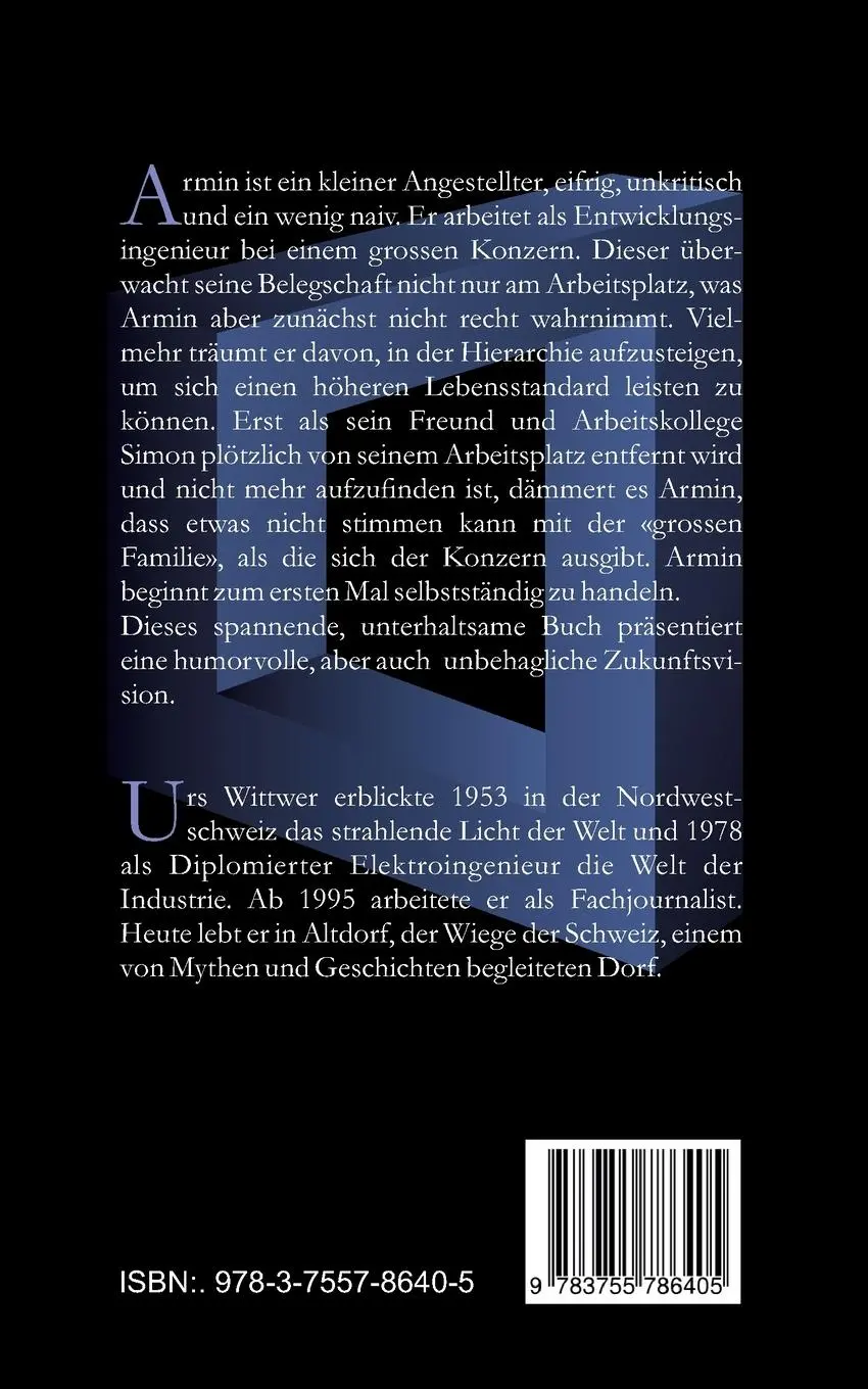 Rückseite: 9783755786405 | Verschollen auf dem Weg nach oben | Urs Wittwer | Taschenbuch | 160 S.
