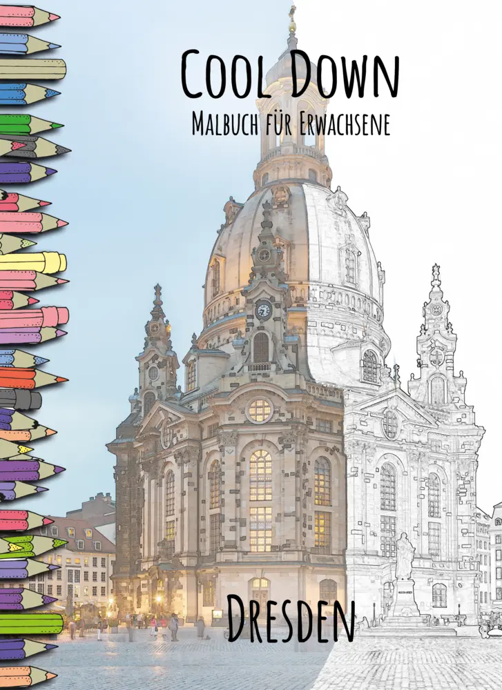 Cover: 4260068866505 | Cool Down Malbuch für Erwachsene: Dresden | York P. Herpers | Buch