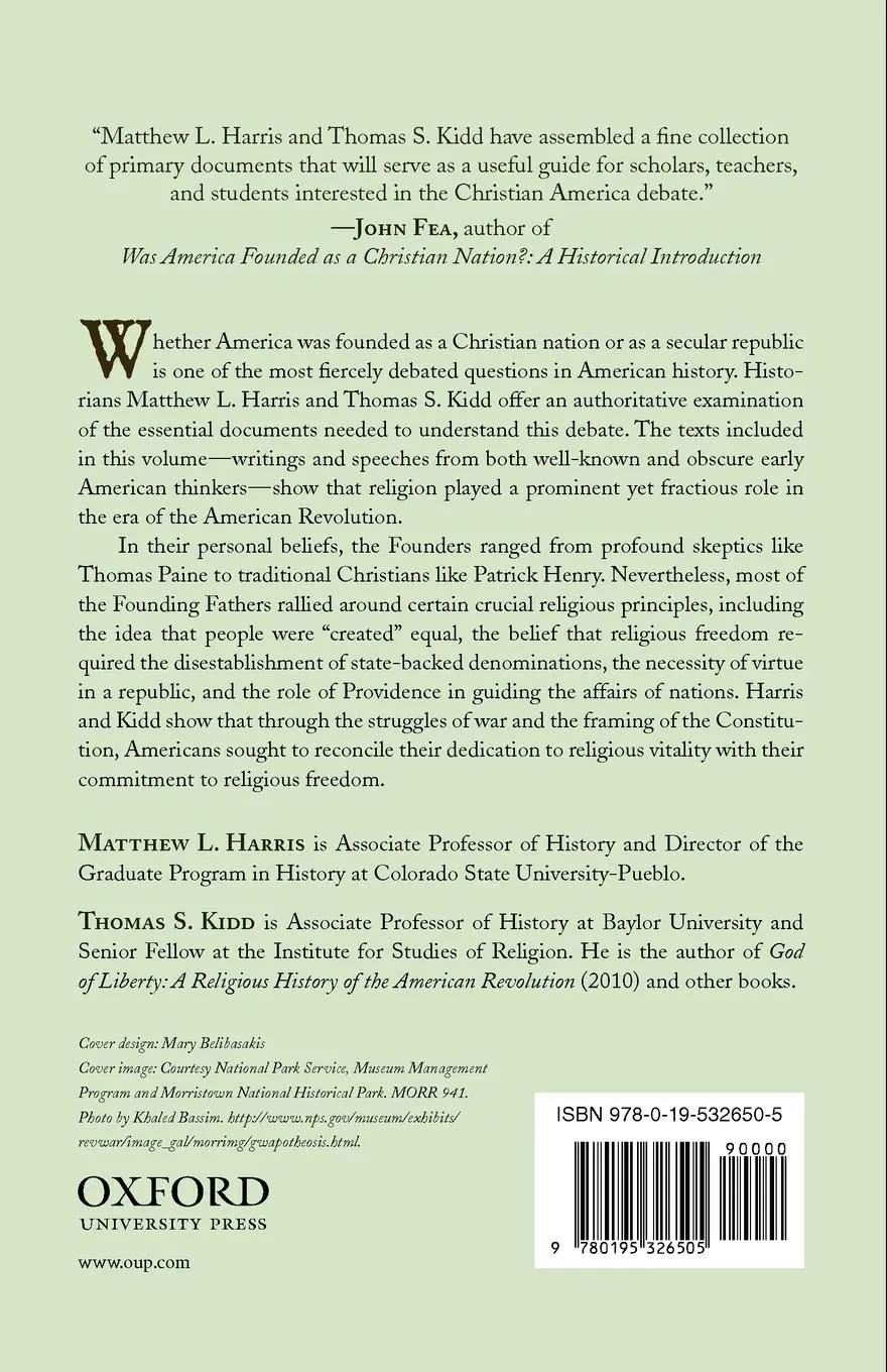 Rückseite: 9780195326505 | The Founding Fathers and the Debate Over Religion in Revolutionary...