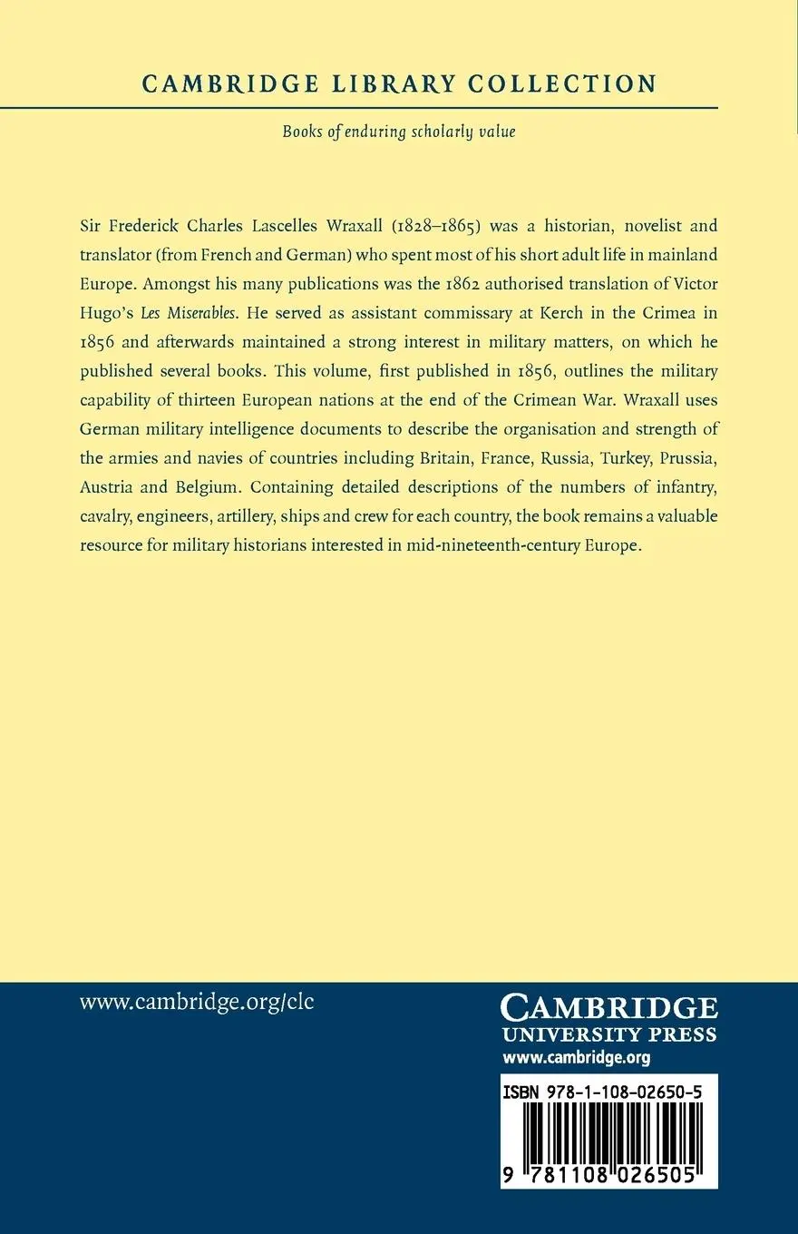 Rückseite: 9781108026505 | Hand-Book to the Naval and Military Resources of the Principal...