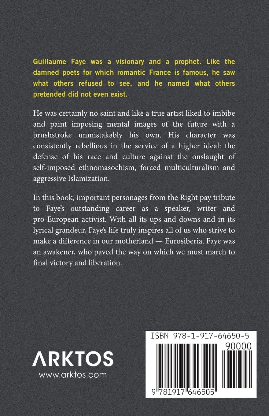 Rückseite: 9781917646505 | Guillaume Faye | Truths and Tributes | Pierre Krebs (u. a.) | Buch
