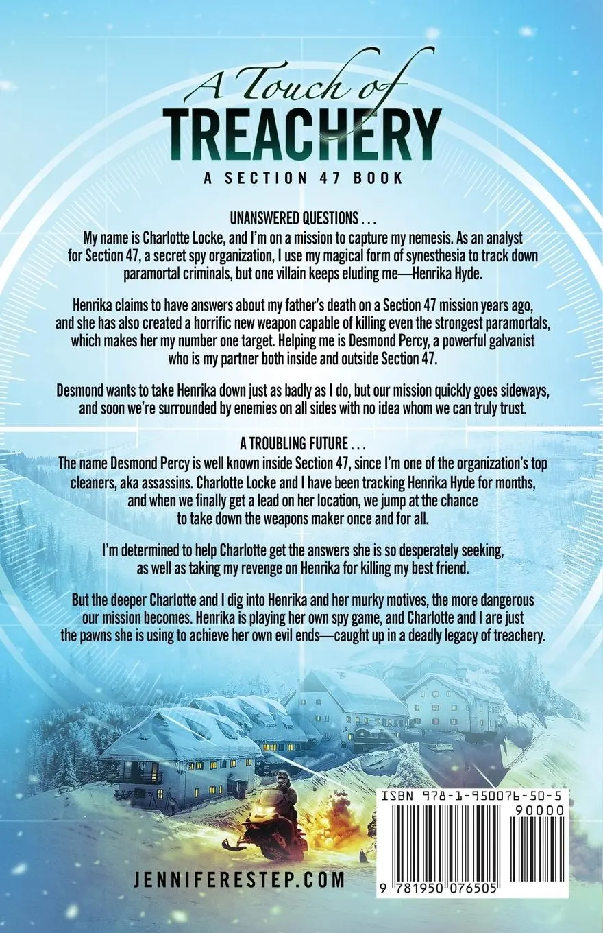 Rückseite: 9781950076505 | A Touch of Treachery | A Section 47 book | Jennifer Estep | Buch