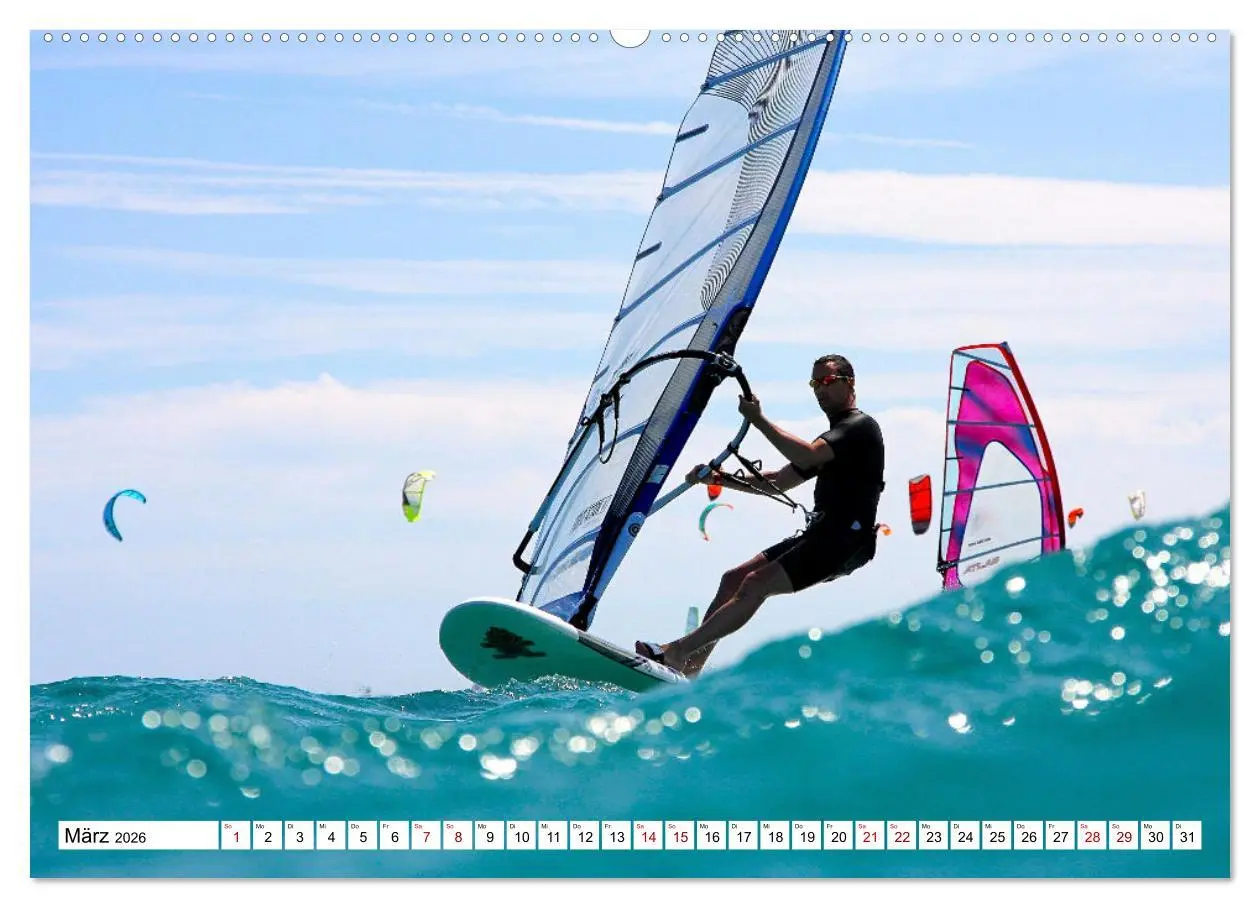 Bild: 9783457546505 | Funsport Windsurfen (hochwertiger Premium Wandkalender 2026 DIN A2...