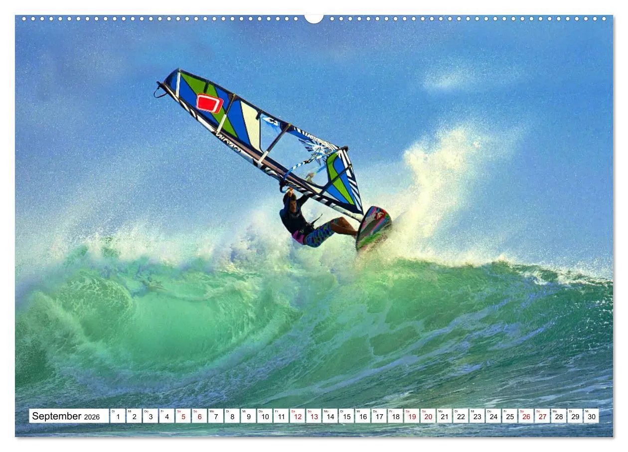 Bild: 9783457546505 | Funsport Windsurfen (hochwertiger Premium Wandkalender 2026 DIN A2...