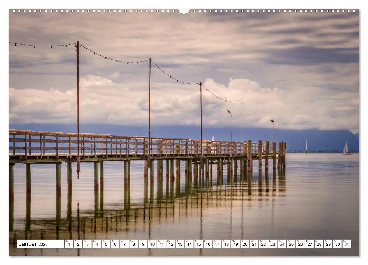 Bild: 9783457856505 | Chiemsee-Romantik (Wandkalender 2026 DIN A2 quer), CALVENDO...