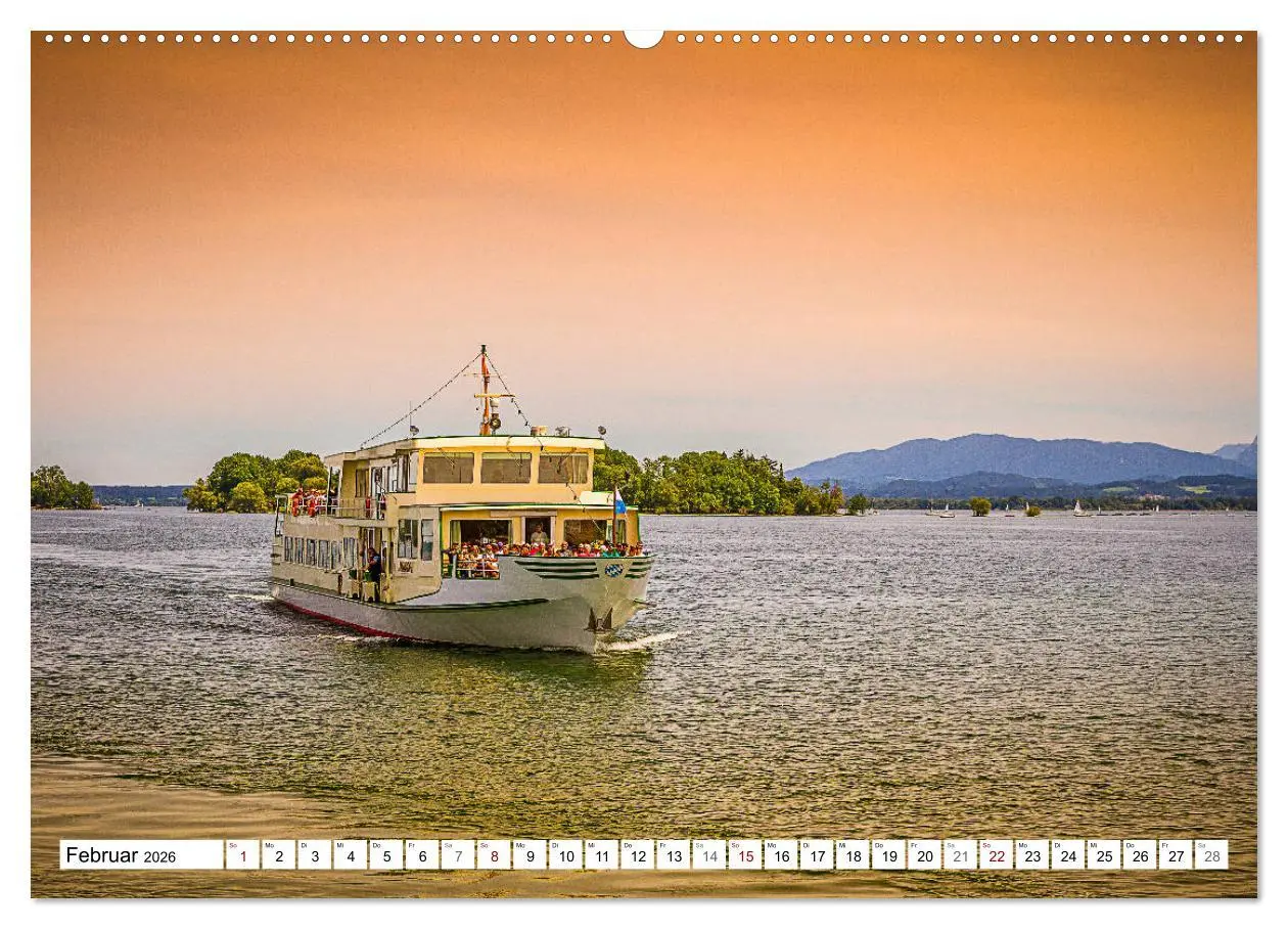 Bild: 9783457856505 | Chiemsee-Romantik (Wandkalender 2026 DIN A2 quer), CALVENDO...