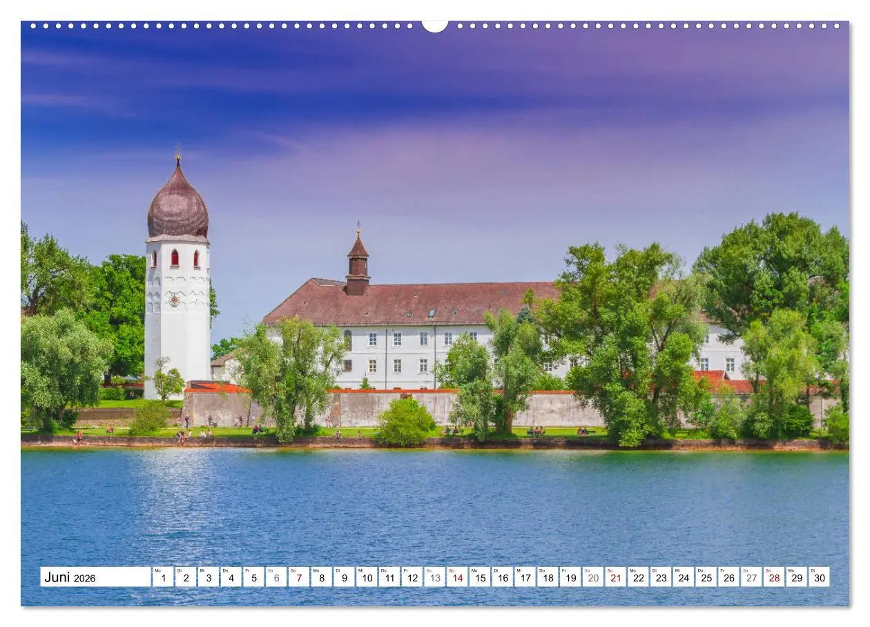 Bild: 9783457856505 | Chiemsee-Romantik (Wandkalender 2026 DIN A2 quer), CALVENDO...