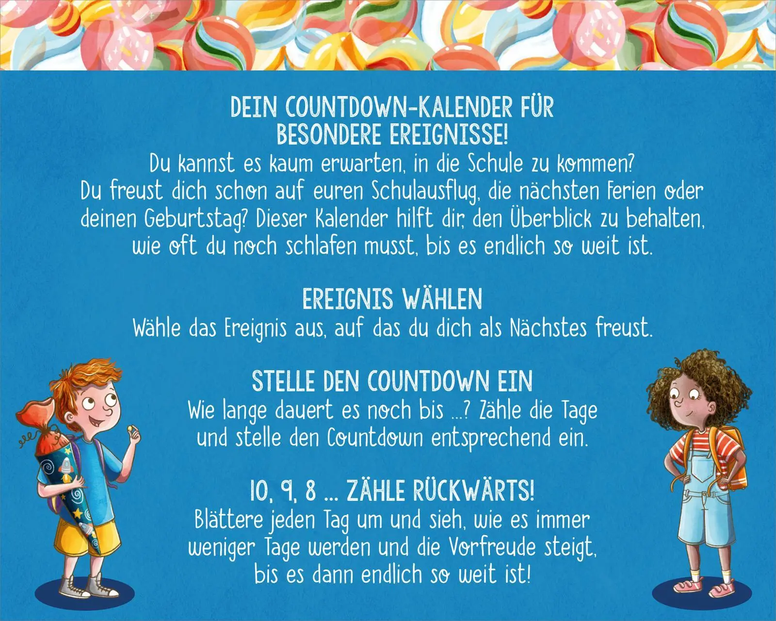 Bild: 9783845866505 | Mein Countdown-Kalender für die Schule | Sarah Welk | Taschenbuch