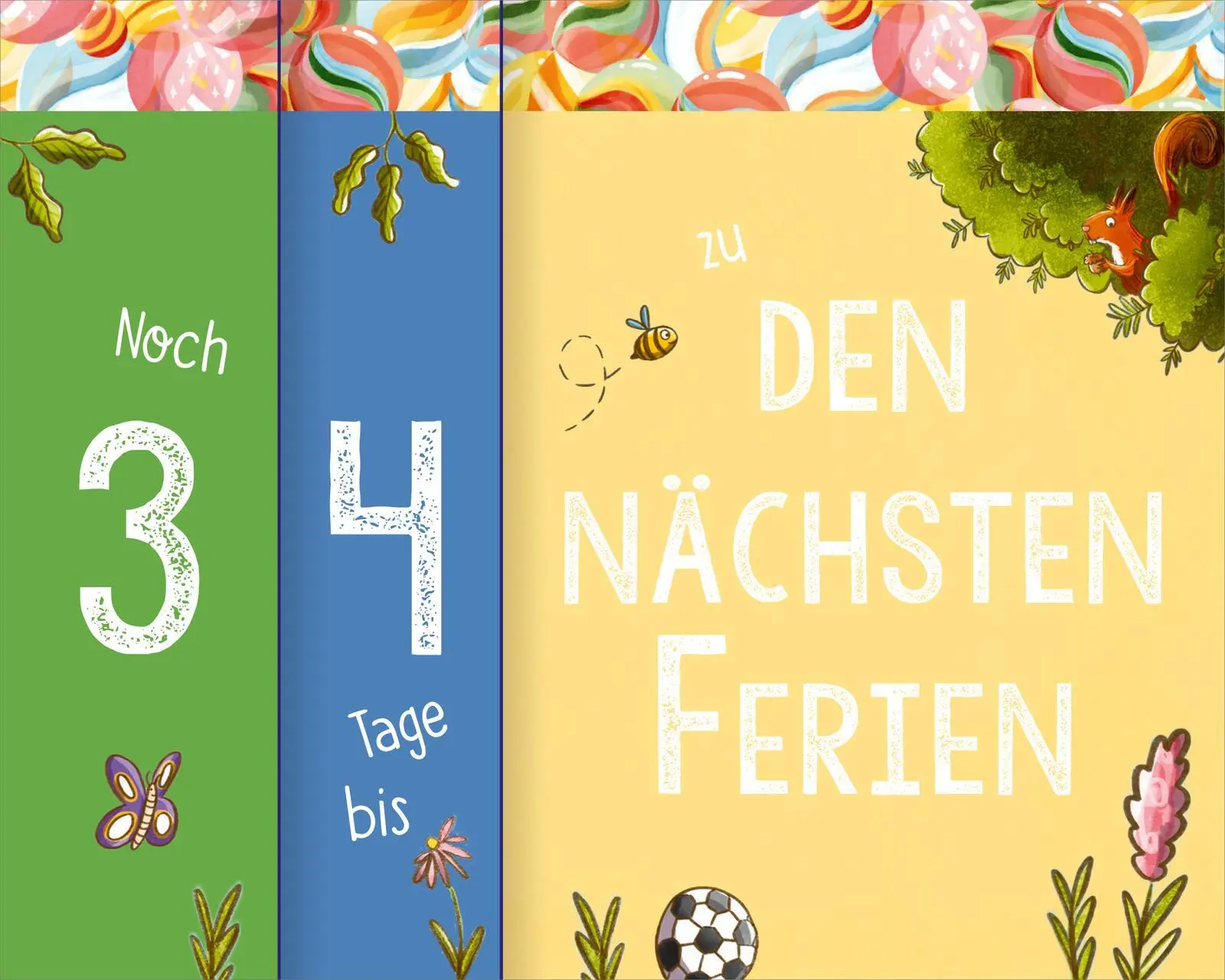 Bild: 9783845866505 | Mein Countdown-Kalender für die Schule | Sarah Welk | Taschenbuch