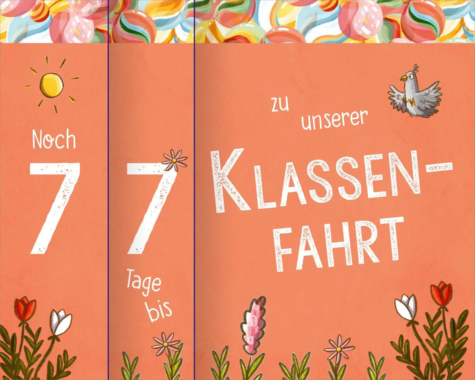 Bild: 9783845866505 | Mein Countdown-Kalender für die Schule | Sarah Welk | Taschenbuch
