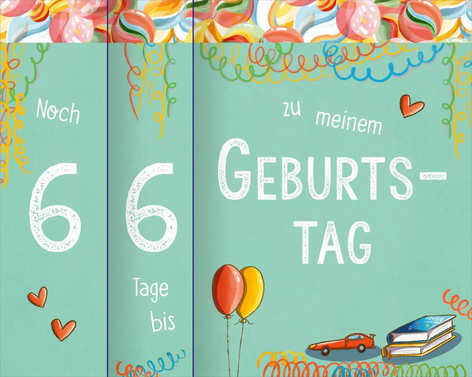 Bild: 9783845866505 | Mein Countdown-Kalender für die Schule | Sarah Welk | Taschenbuch