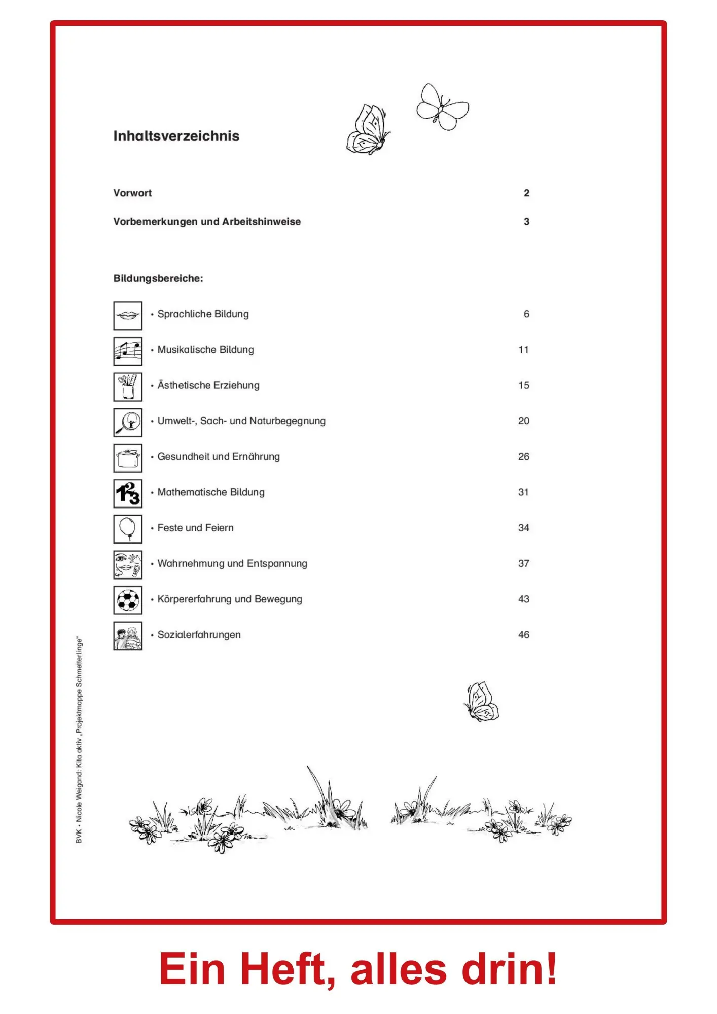 Bild: 9783867406505 | Kita aktiv Projektmappe Schmetterlinge | Nicole Weigand | Taschenbuch