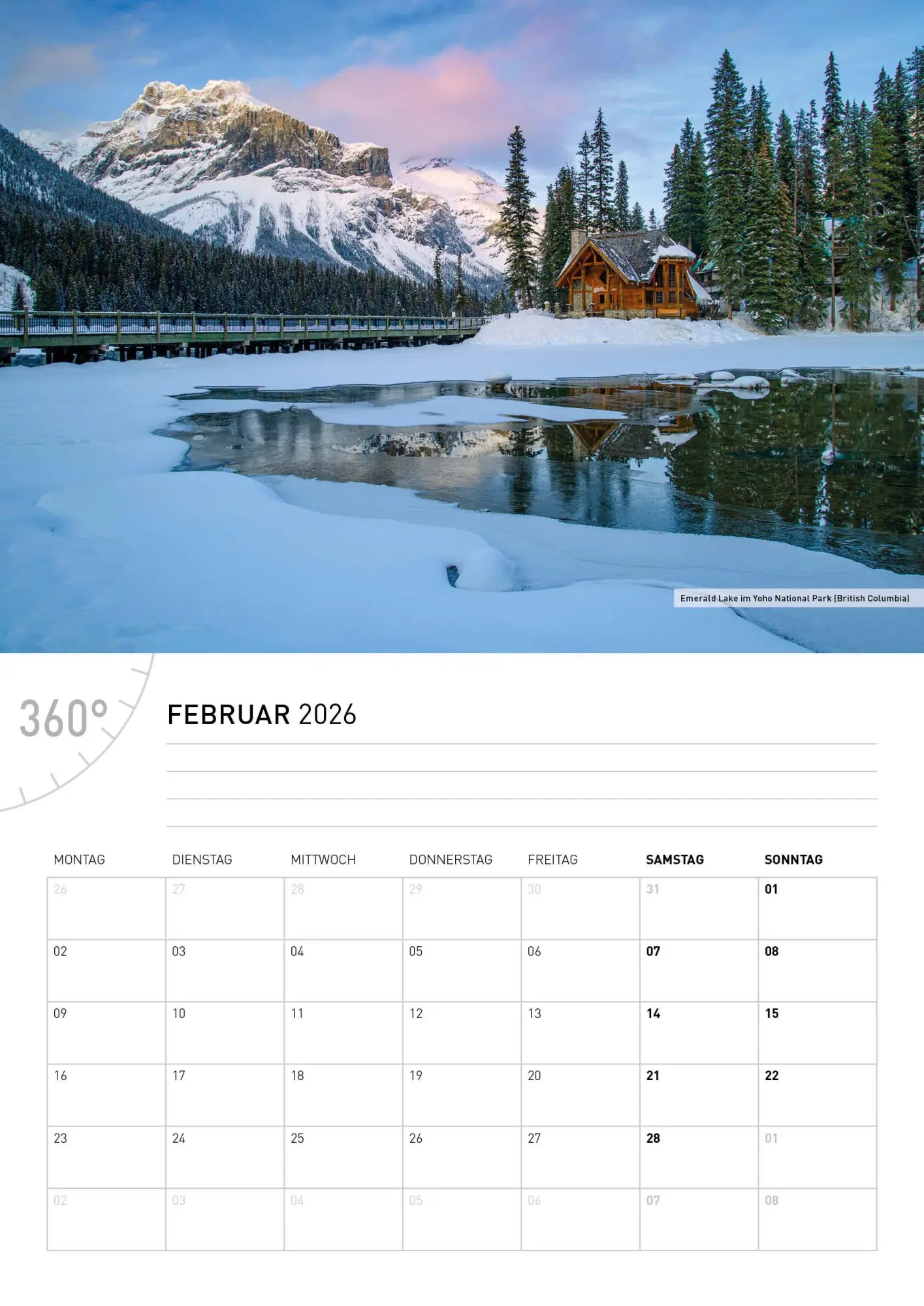 Bild: 9783968556505 | Kanada Broschürenkalender 2026 | Christian Heeb | Kalender | 28 S.