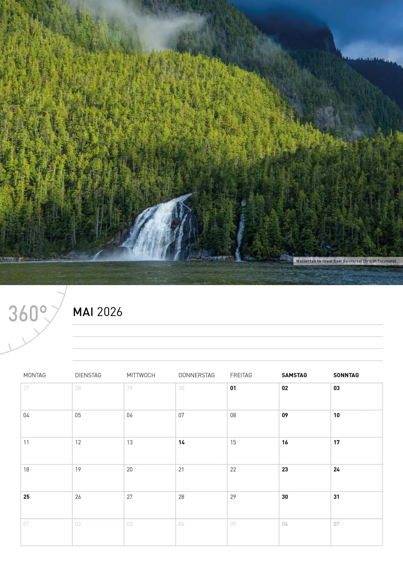 Bild: 9783968556505 | Kanada Broschürenkalender 2026 | Christian Heeb | Kalender | 28 S.