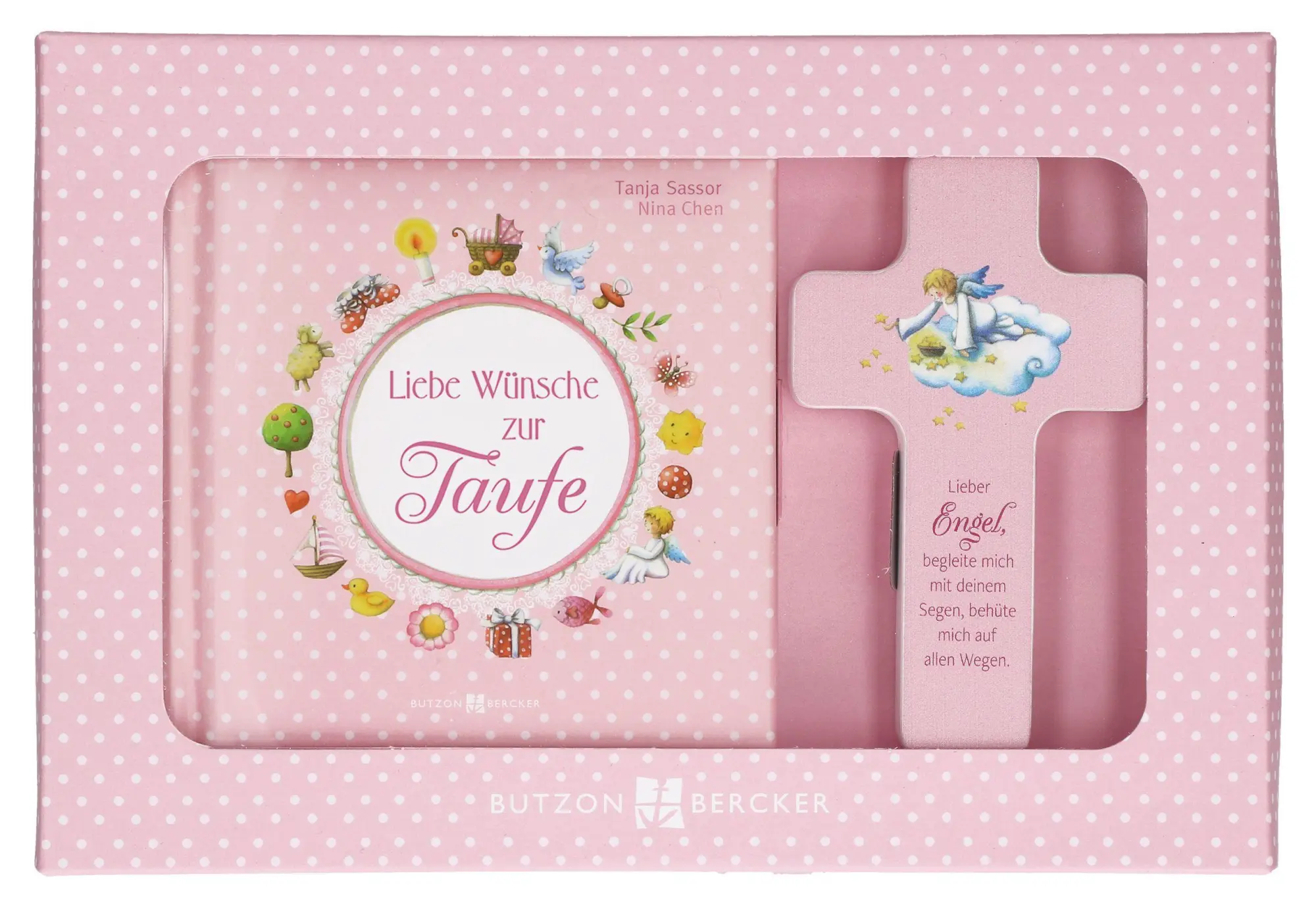Cover: 4036526786605 | Liebe Wünsche zur Taufe. Geschenkset rosa | Tanja Sassor | Buch | 2026