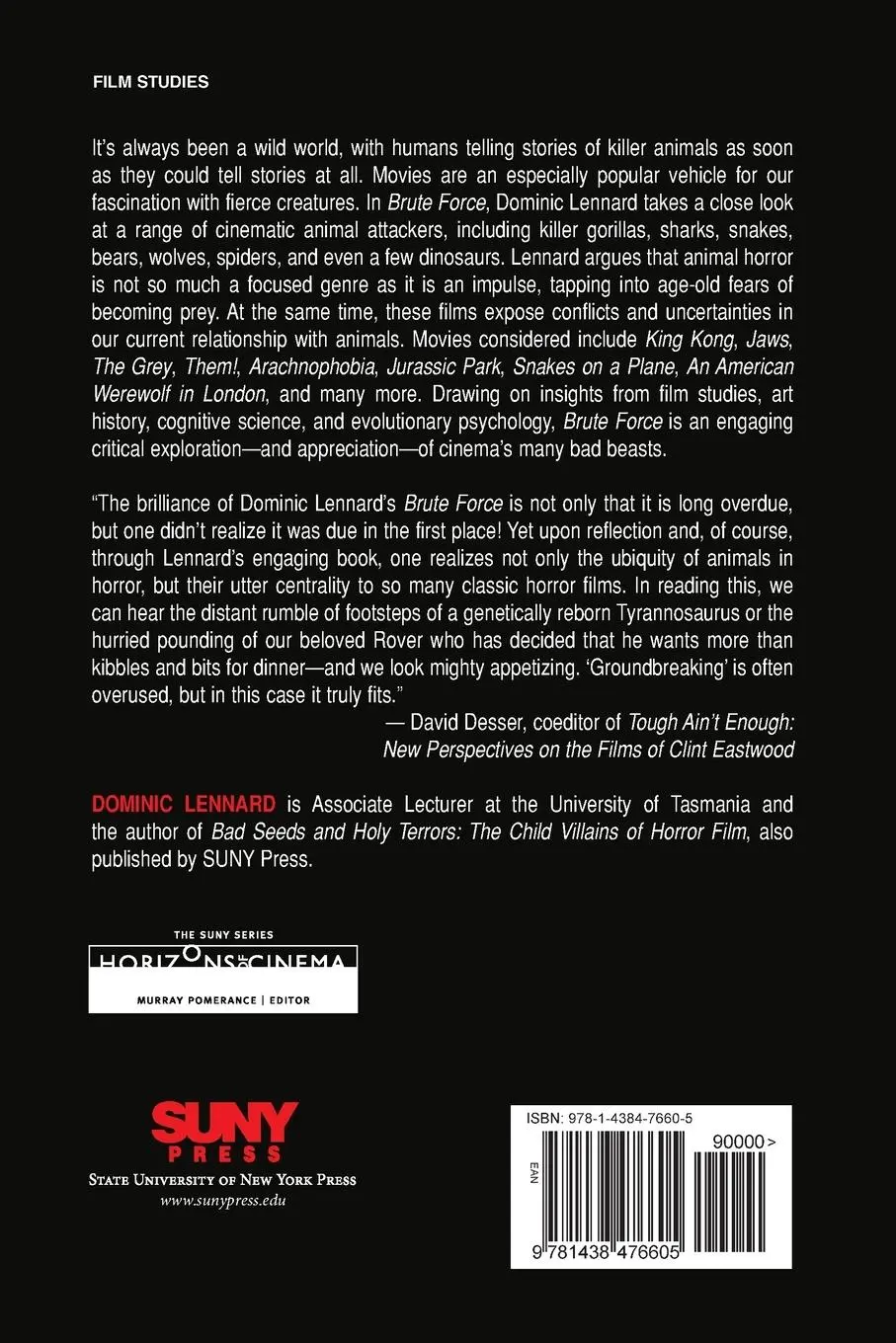 Rückseite: 9781438476605 | Brute Force | Animal Horror Movies | Dominic Lennard | Taschenbuch