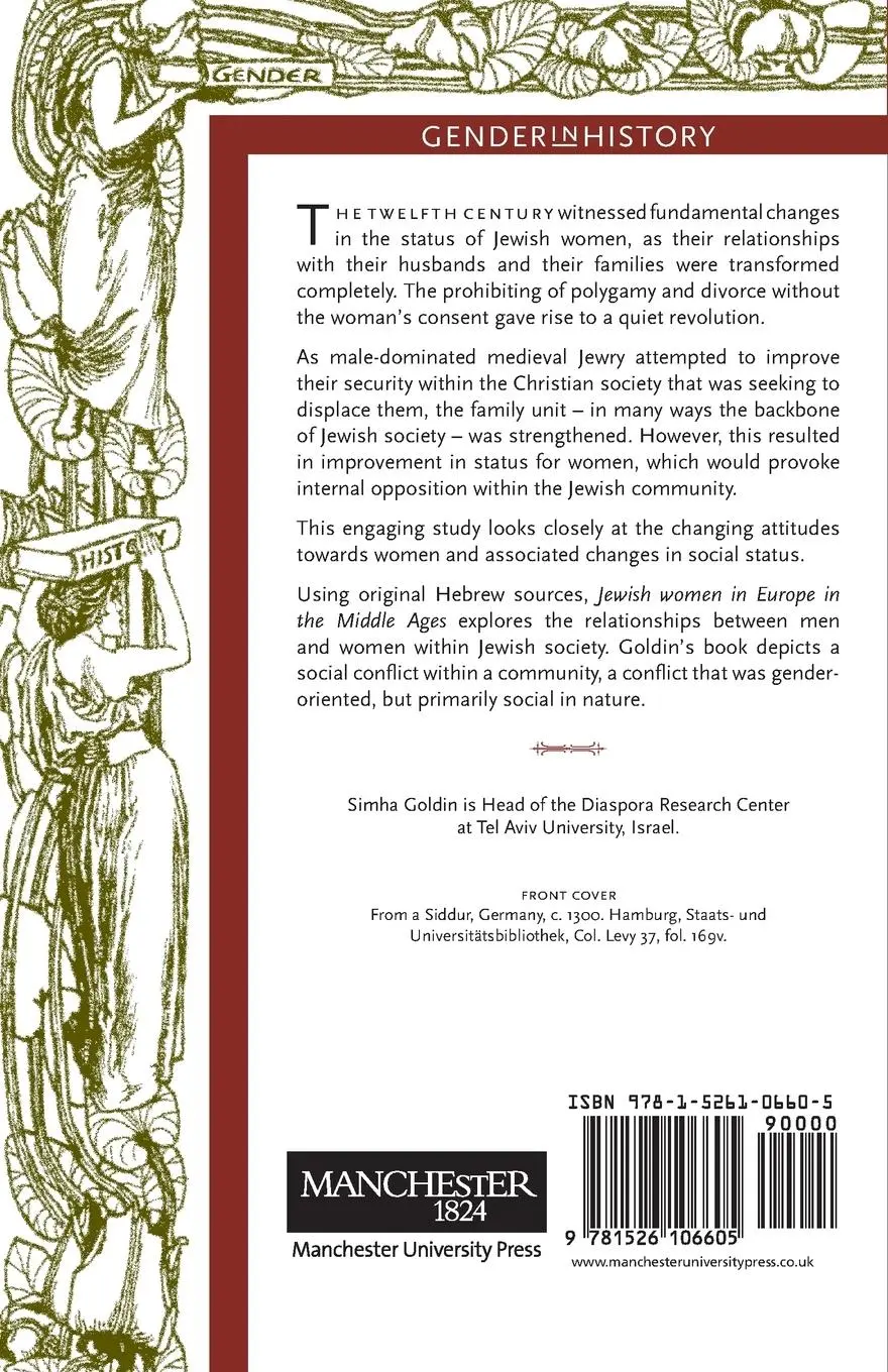Rückseite: 9781526106605 | Jewish Women in Europe in the Middle Ages | A quiet revolution | Buch