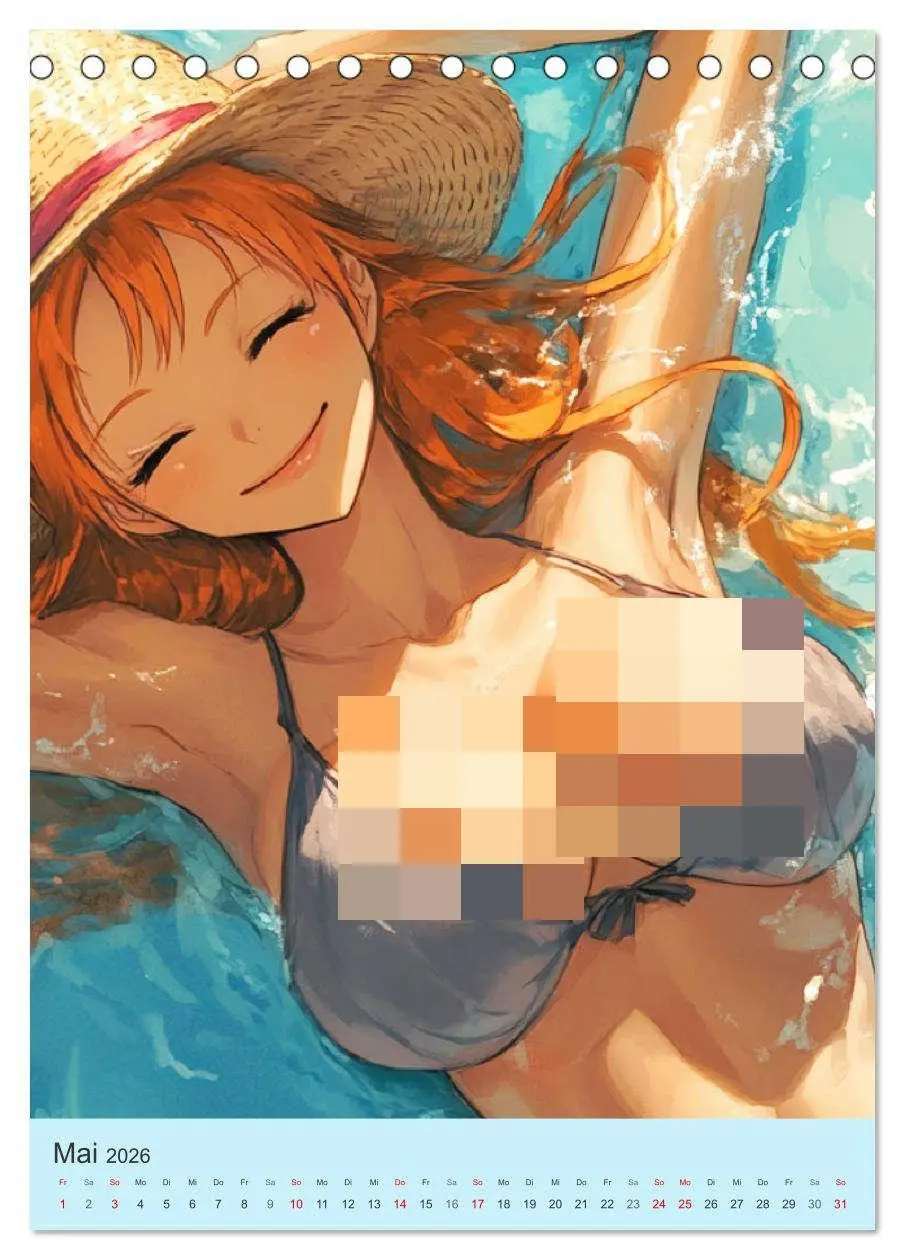 Bild: 9783516246605 | Erotische Manga-Girls. Sinnliche Cartoon-Kunst (Tischkalender 2026...