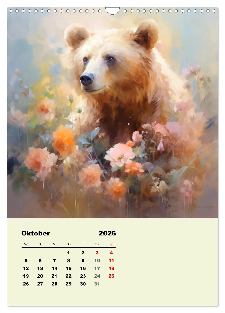 Bild: 9783516316605 | Krafttiere als spirituelle Begleiter (Wandkalender 2026 DIN A3...