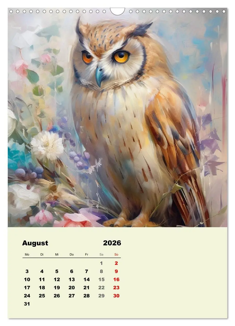 Bild: 9783516316605 | Krafttiere als spirituelle Begleiter (Wandkalender 2026 DIN A3...