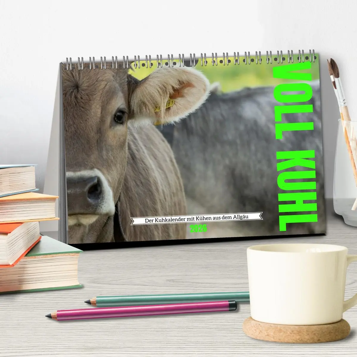 Bild: 9783516626605 | Voll kuhl - der Kuhkalender mit Kühen aus dem Allgäu (Tischkalender...