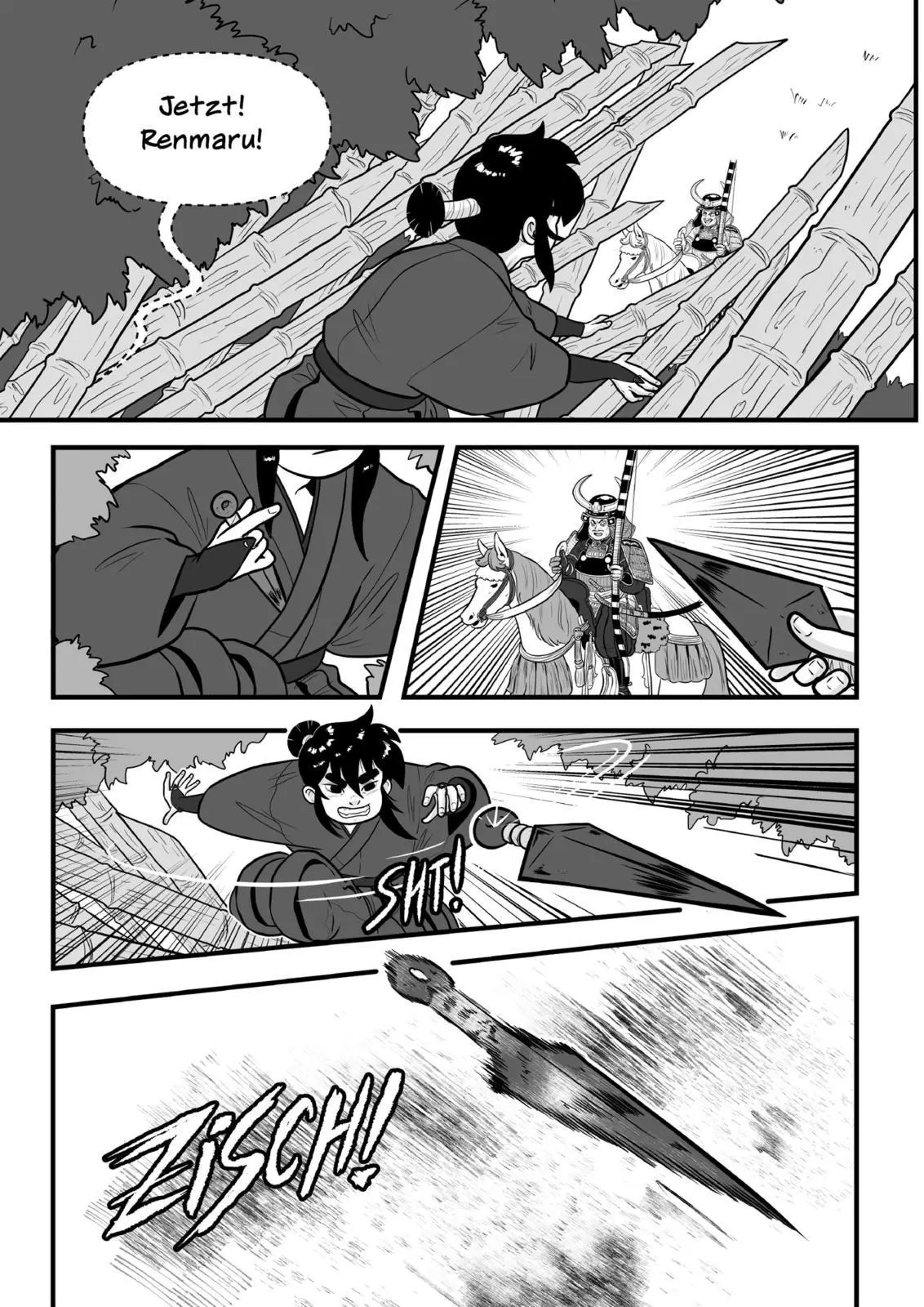 Bild: 9783551656605 | Ren, der Ninja Band 4 - Wolfsspuren | Miyuki Tsuji | Buch | 256 S.