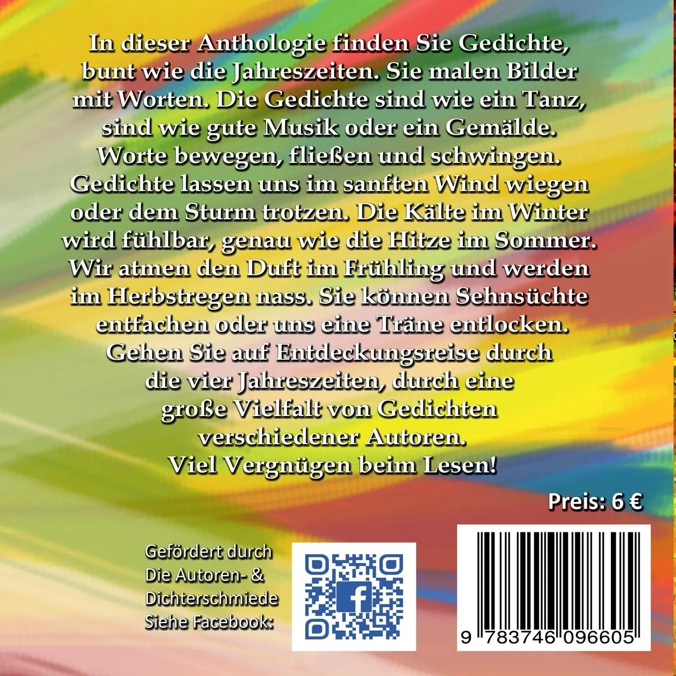 Rückseite: 9783746096605 | 4 Jahreszeiten | Jakob Welik (u. a.) | Taschenbuch | 76 S. | Deutsch
