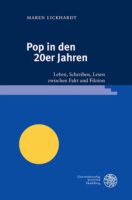 Cover: 9783825366605 | Pop in den 20er Jahren | Maren Lickhardt | Buch | 270 S. | Deutsch