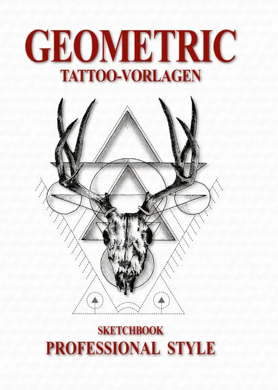 Cover: 9783946386605 | Geometric Sketchbook - Professional Style | Tattoo-Vorlagen | Buch