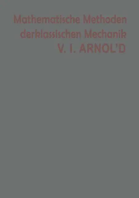 Cover: 9783034866705 | Mathematische Methoden der klassischen Mechanik | Arnold | Taschenbuch