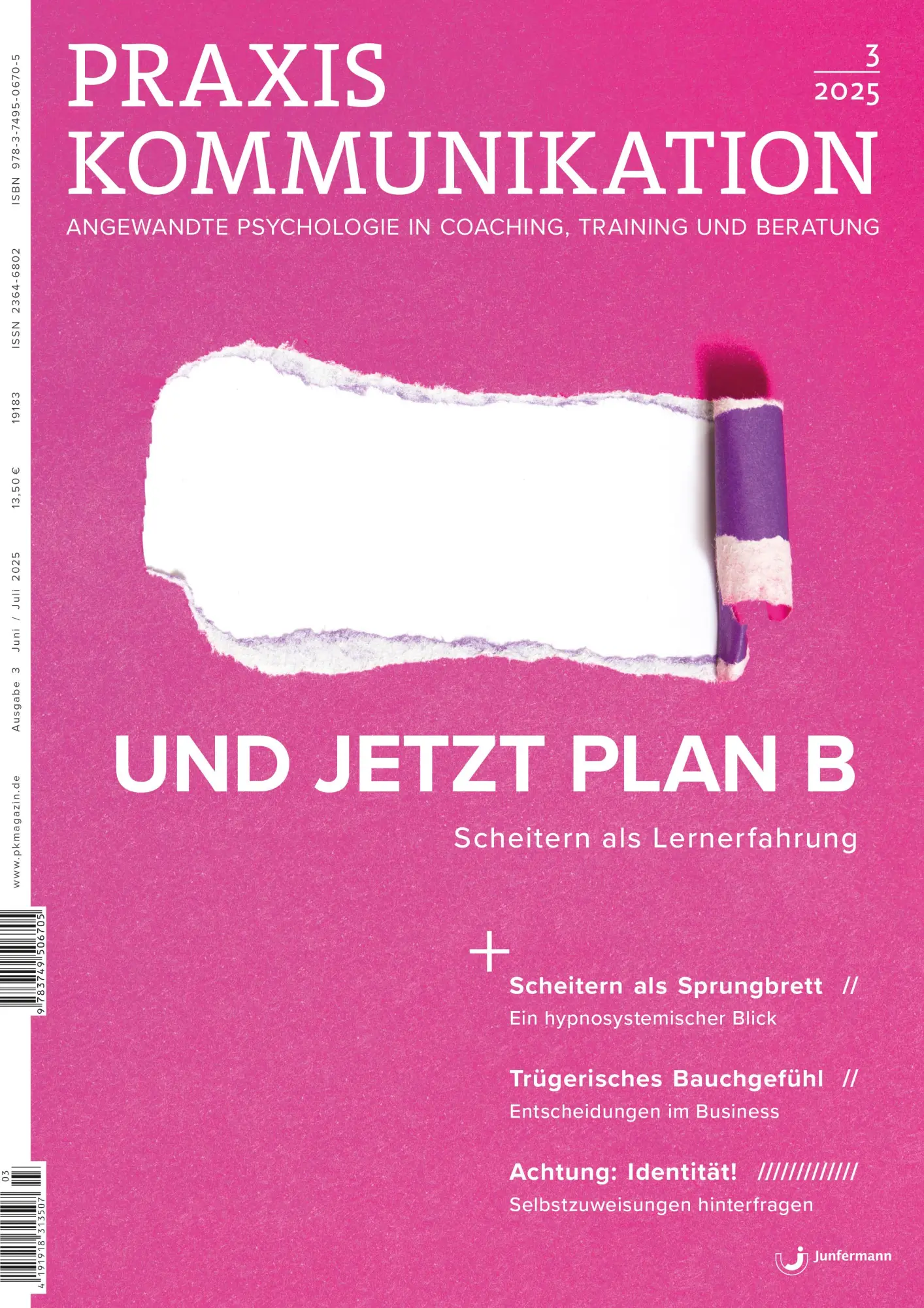 Cover: 9783749506705 | Praxis Kommunikation 3/2025 Einzelheft | Taschenbuch | 84 S. | Deutsch