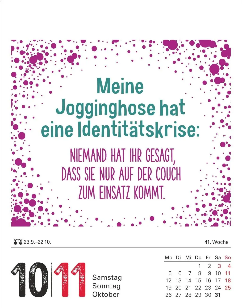 Bild: 9783840036705 | Lange Rede kurzer Gin Tagesabreißkalender 2026 - Der Sprüche-Kalender