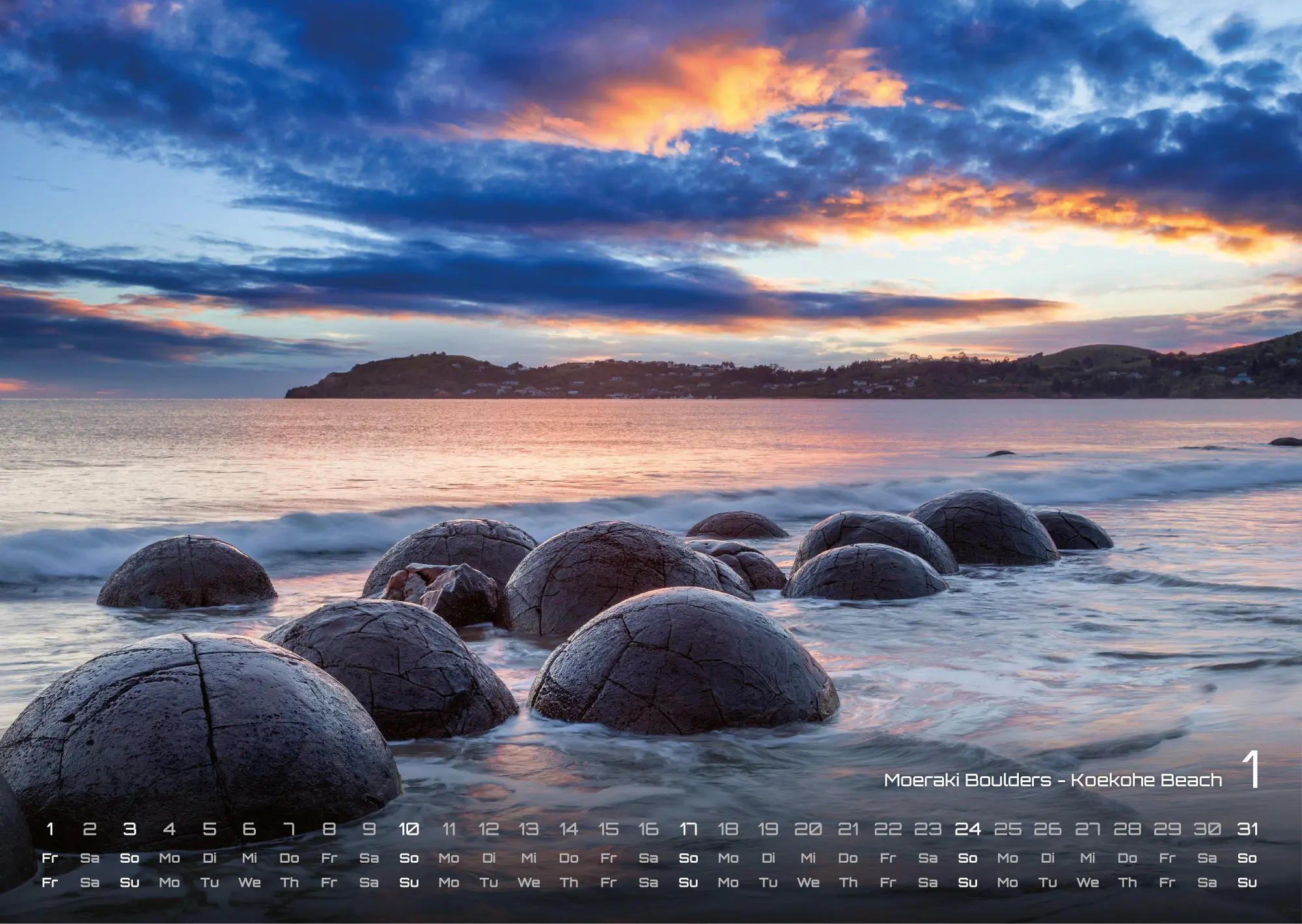 Bild: 9783986736705 | Neuseeland - Das Land der langen weißen Wolke - 2027 - Kalender DIN A3