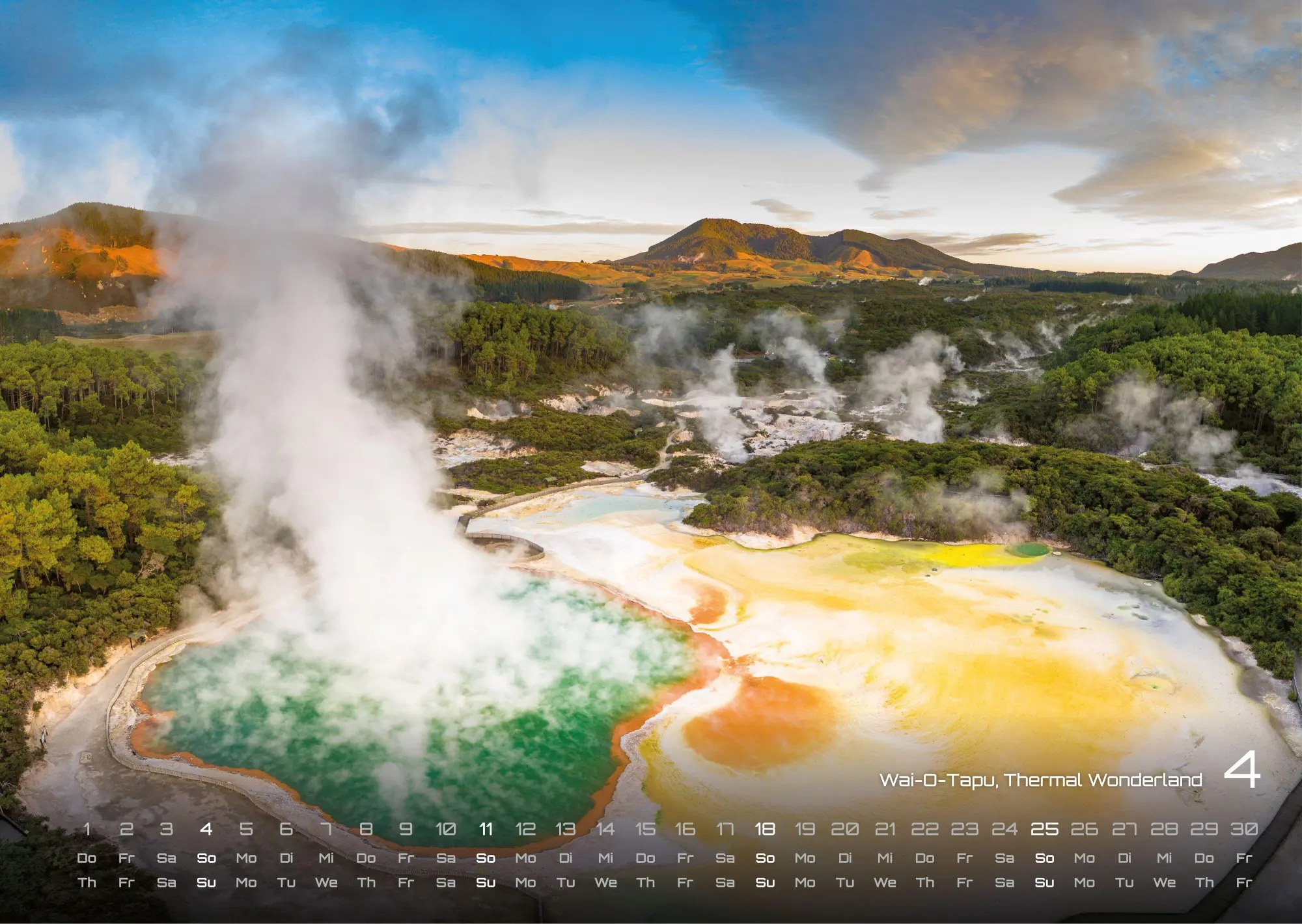 Bild: 9783986736705 | Neuseeland - Das Land der langen weißen Wolke - 2027 - Kalender DIN A3