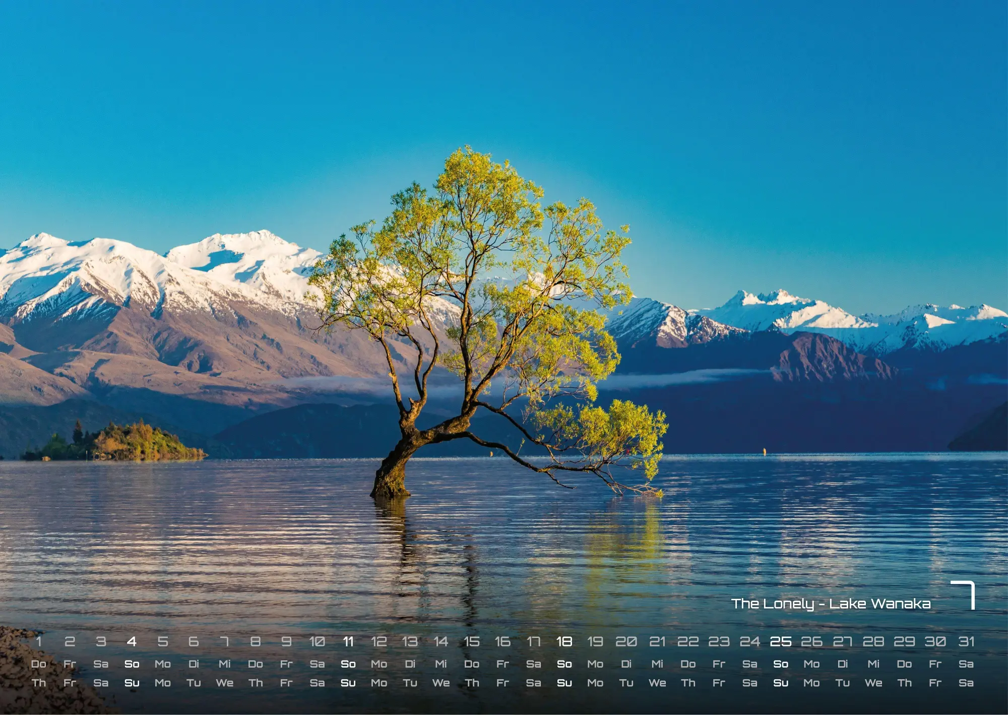 Bild: 9783986736705 | Neuseeland - Das Land der langen weißen Wolke - 2027 - Kalender DIN A3