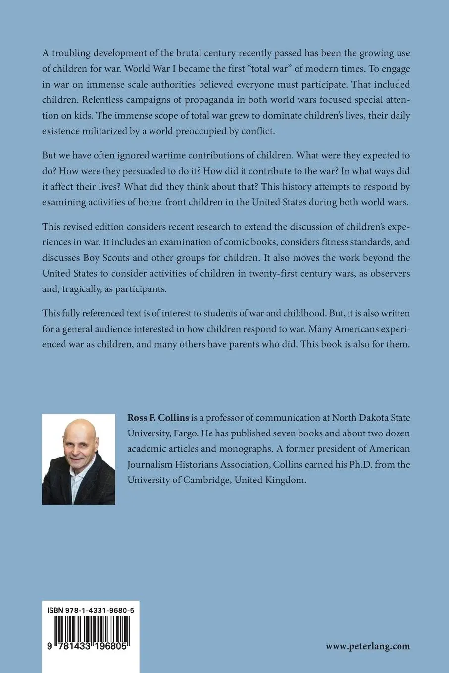 Rückseite: 9781433196805 | Children, War and Propaganda, Revised Edition | Ross F. Collins | Buch