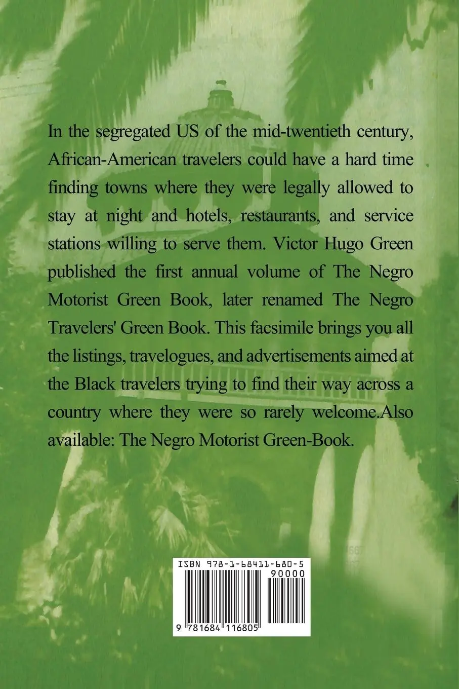 Rückseite: 9781684116805 | The Negro Travelers' Green Book | 1954 Facsimile Edition | Green